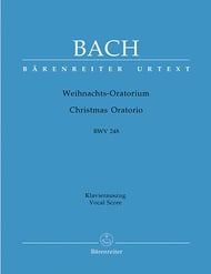 Christmas Oratorio BWV248 SATB Vocal Score cover Thumbnail